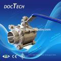 DN25/1" Triplet Stainless Steel/WCB Butt Weld Ball Valve heavy type Sample for free With Competitive Price